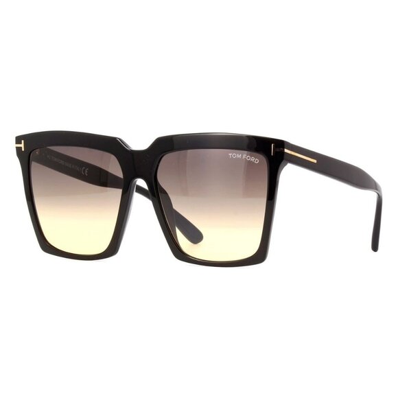 Tom Ford Accessories - New TOM FORD Sabrina-02 Black Square FT0764/S 01B Sunglasses Women
